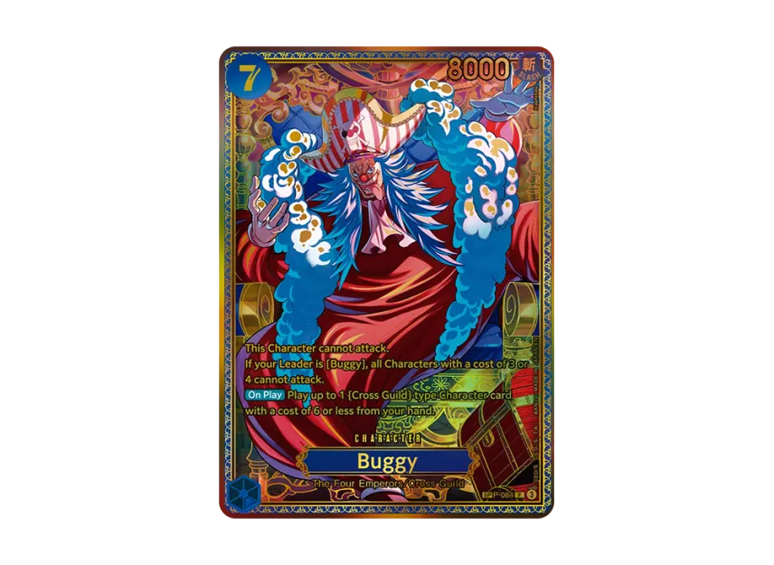 Buggy P-SPC : New Four Emperors Special Card [P-084] [EN] (Booster Pack "THE WORLD’S STRONGEST WARRIORS")
