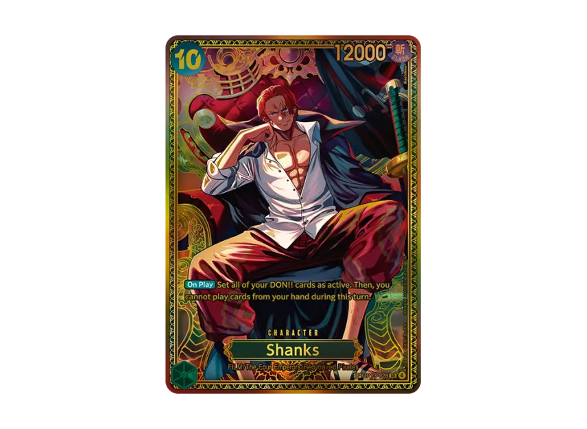 Shanks SR-SPC : New Four Emperors Special Card [OP13-028] [EN] (Booster Pack "THE WORLD’S STRONGEST WARRIORS")