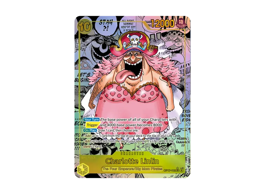Charlotte Linlin SR-SP : Manga Alt Art [OP17-112] [EN] (Booster Pack "THE WORLD’S STRONGEST WARRIORS")
