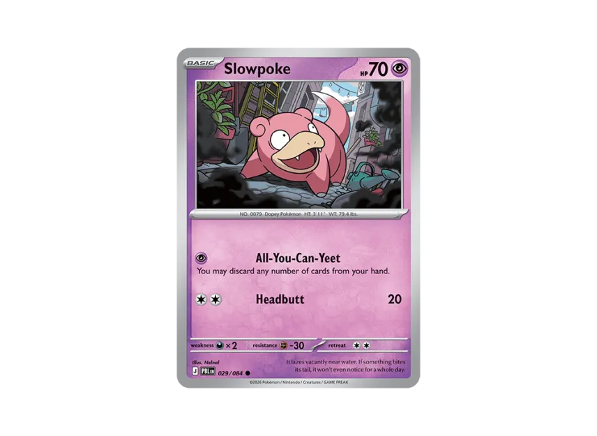 Slowpoke C [PBL 029/084] [EN] (Mega Evolution "Pitch Black Booster Display Box")