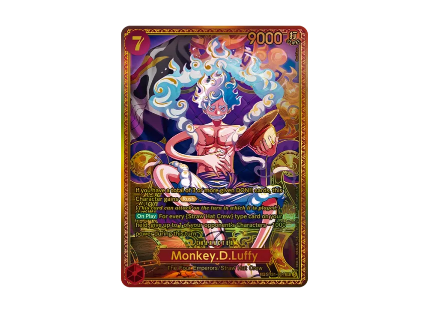 Monkey.D.Luffy SR-SPC : New Four Emperors Special Card [ST31-004] [EN] (Booster Pack "THE WORLD’S STRONGEST WARRIORS")
