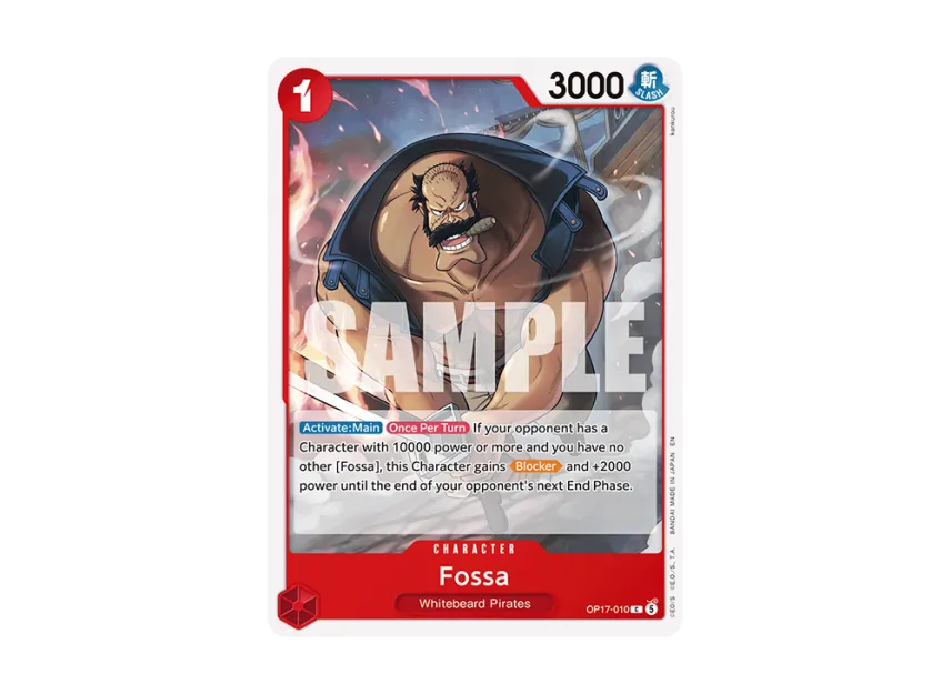 Fossa C [OP17-010] [EN] (Booster Pack "THE WORLD’S STRONGEST WARRIORS")