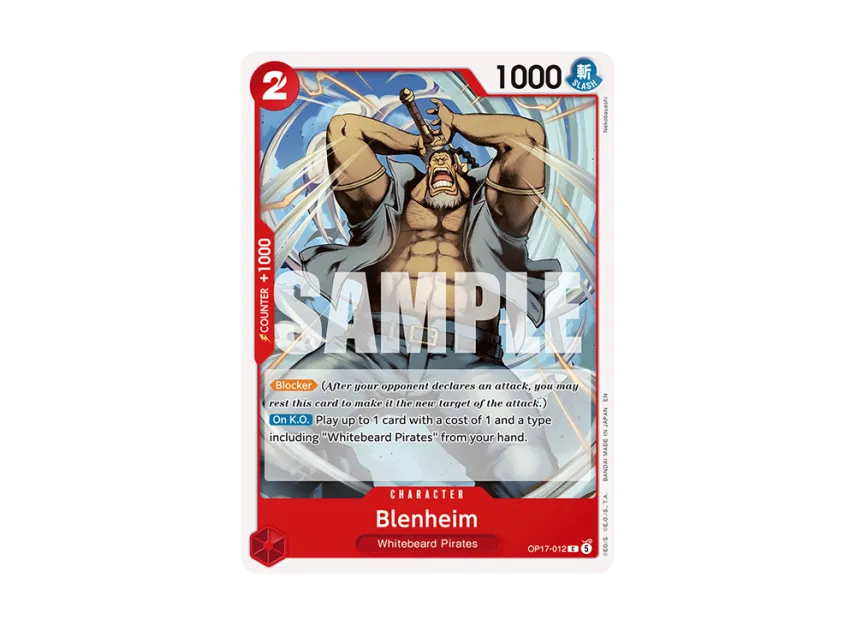 Blenheim C [OP17-012] [EN] (Booster Pack "THE WORLD’S STRONGEST WARRIORS")