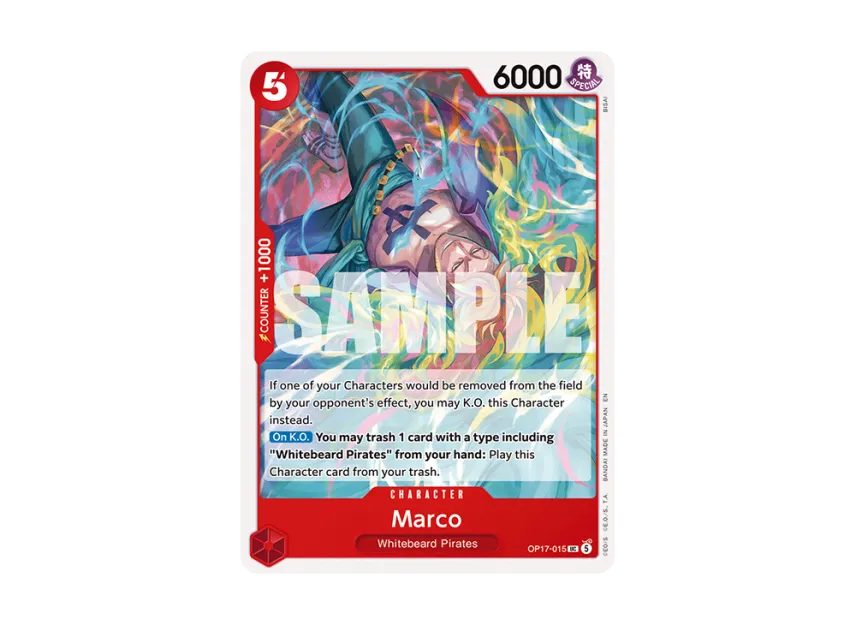 Marco UC [OP17-015] [EN] (Booster Pack "THE WORLD’S STRONGEST WARRIORS")
