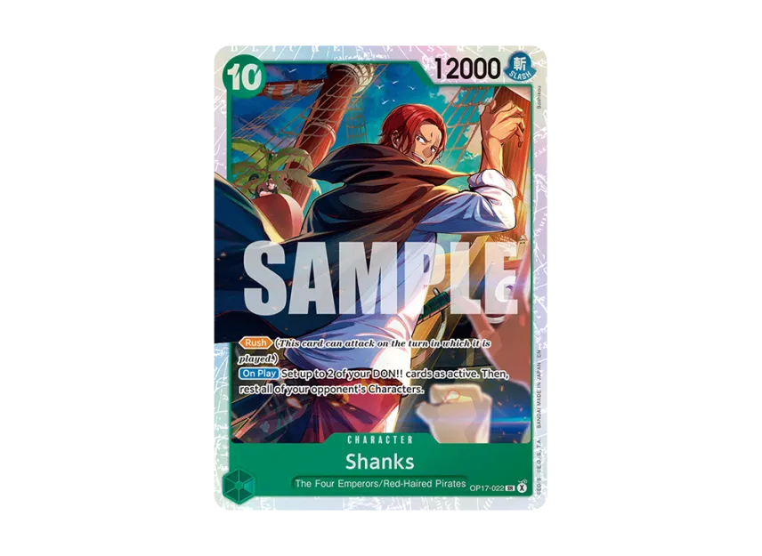Shanks SR [OP17-022] [EN] (Booster Pack "THE WORLD’S STRONGEST WARRIORS")
