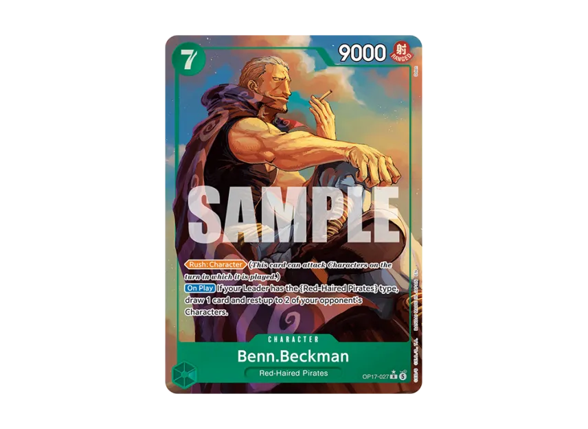 Benn.Beckman R-P [OP17-027] [EN] (Booster Pack "THE WORLD’S STRONGEST WARRIORS")