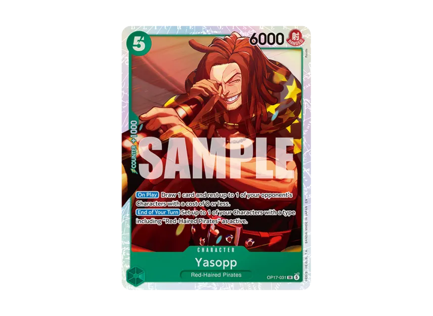 Yasopp SR [OP17-031] [EN] (Booster Pack "THE WORLD’S STRONGEST WARRIORS")