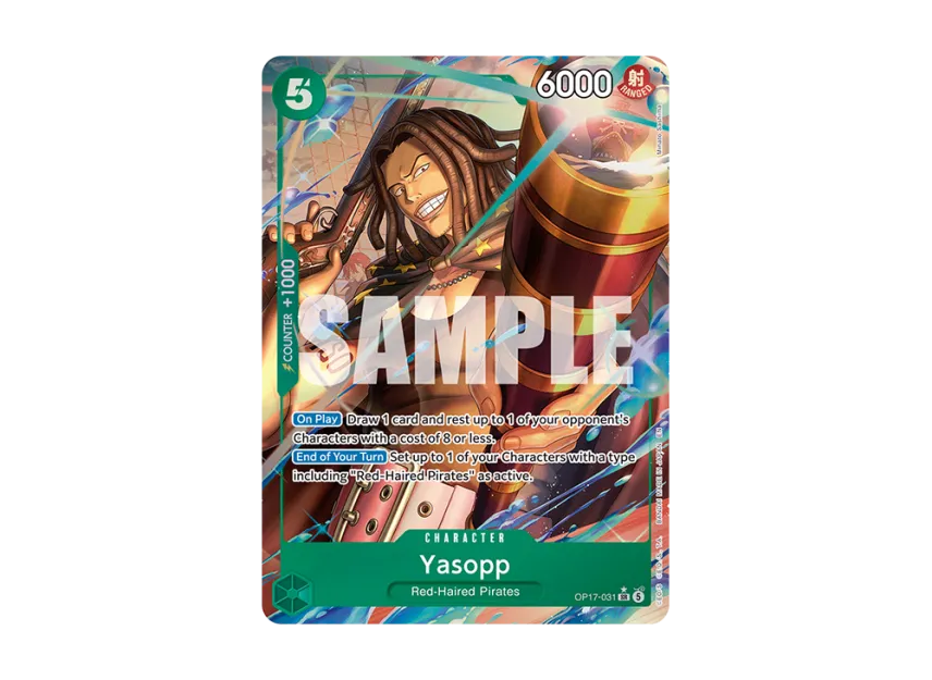 Yasopp SR-P [OP17-031] [EN] (Booster Pack "THE WORLD’S STRONGEST WARRIORS")
