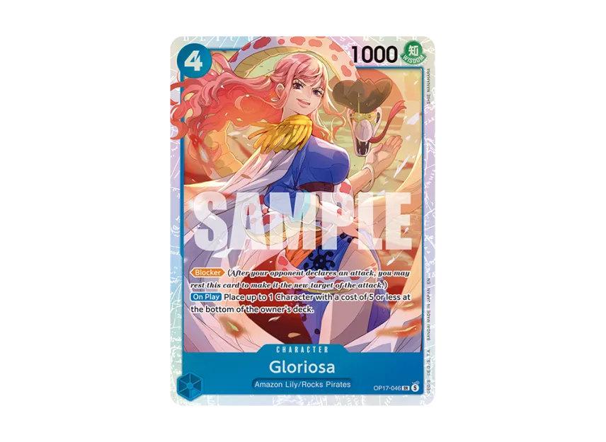 Gloriosa SR [OP17-046] [EN] (Booster Pack "THE WORLD’S STRONGEST WARRIORS")