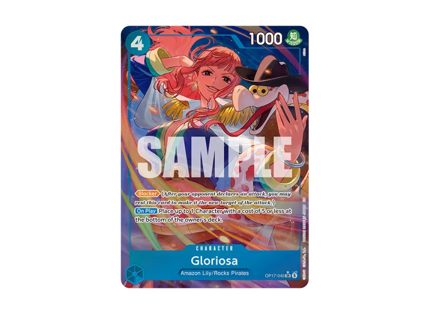 Gloriosa SR-P [OP17-046] [EN] (Booster Pack "THE WORLD’S STRONGEST WARRIORS")