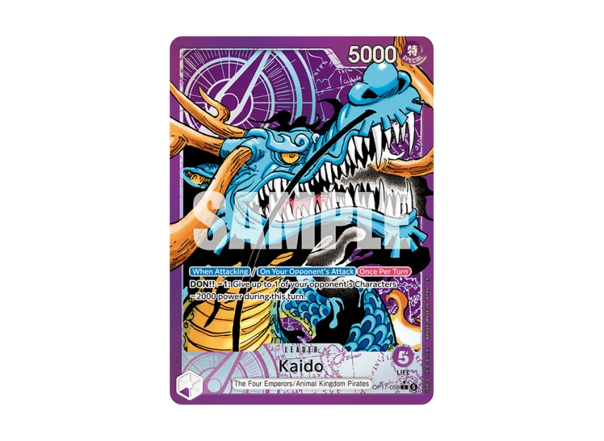Kaido L-P [OP17-058] [EN] (Booster Pack "THE WORLD’S STRONGEST WARRIORS")