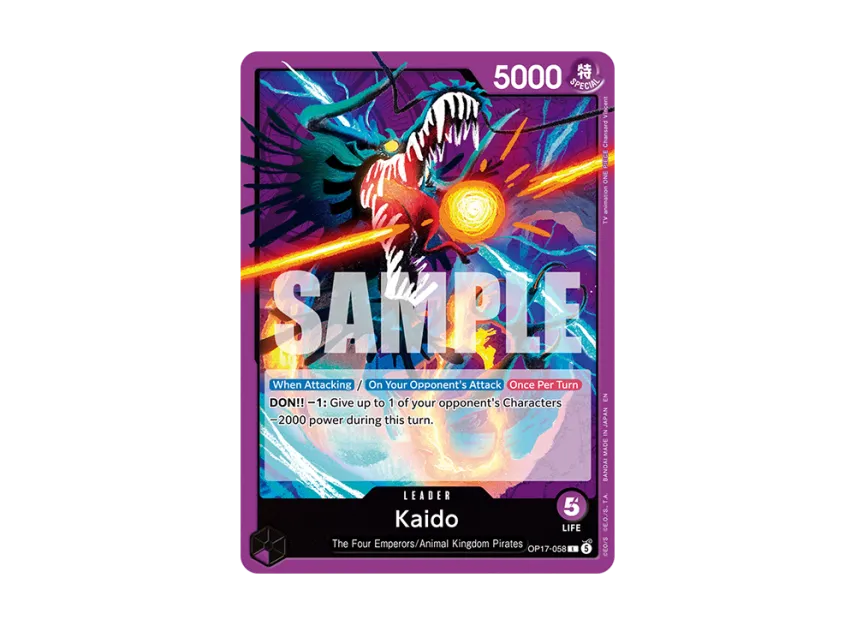 Kaido L [OP17-058] [EN] (Booster Pack "THE WORLD’S STRONGEST WARRIORS")
