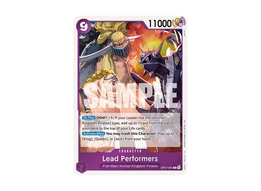 Lead Performer R [OP17-061] [EN] (Booster Pack "THE WORLD’S STRONGEST WARRIORS")