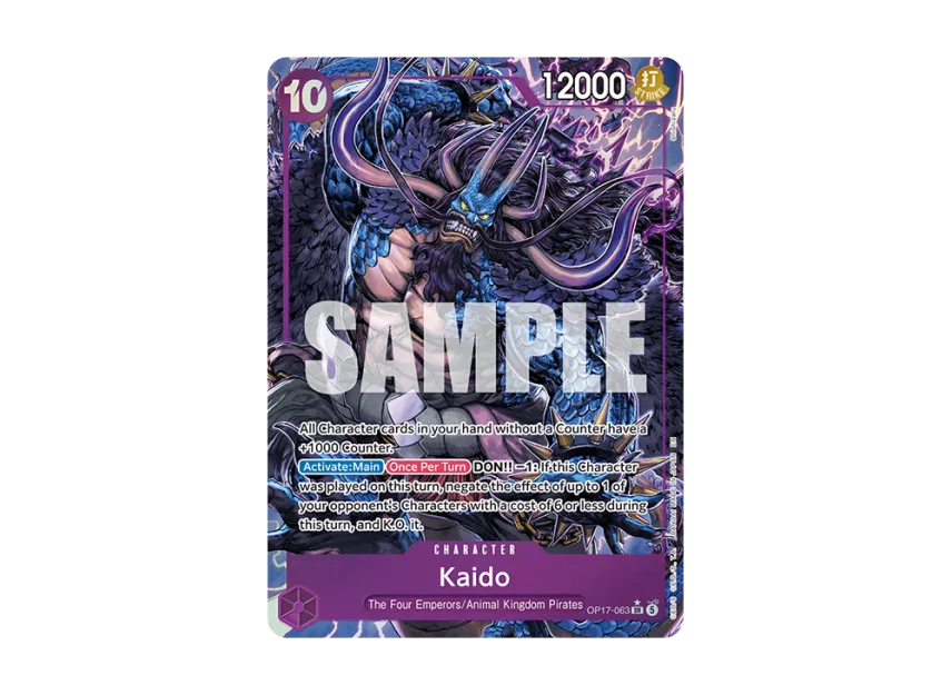 Kaido SR-P [OP17-063] [EN] (Booster Pack "THE WORLD’S STRONGEST WARRIORS")