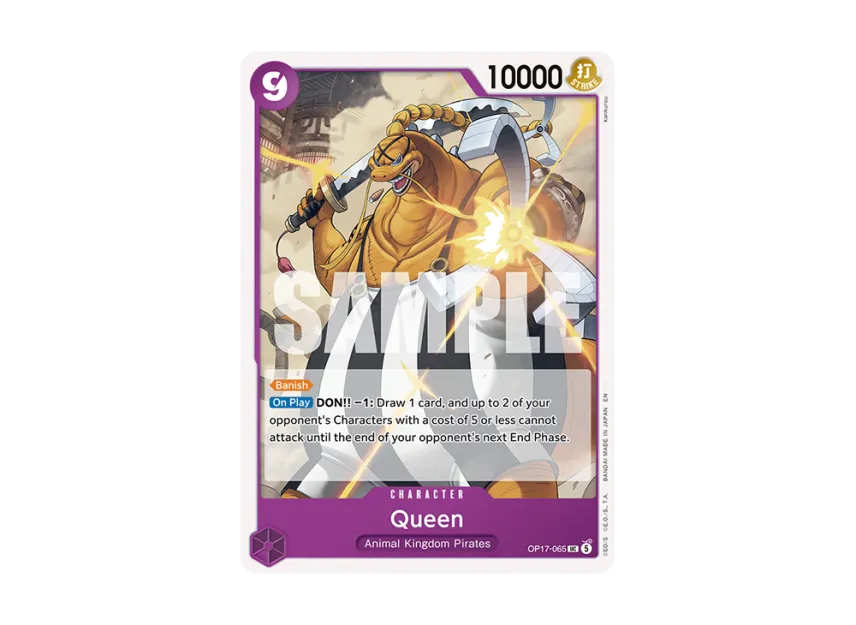 Queen UC [OP17-065] [EN] (Booster Pack "THE WORLD’S STRONGEST WARRIORS")
