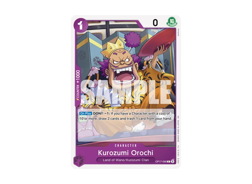 Kurozumi Orochi C [OP17-066] [EN] (Booster Pack "THE WORLD’S STRONGEST WARRIORS")