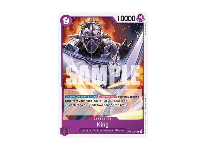 King C [OP17-064] [EN] (Booster Pack "THE WORLD’S STRONGEST WARRIORS")