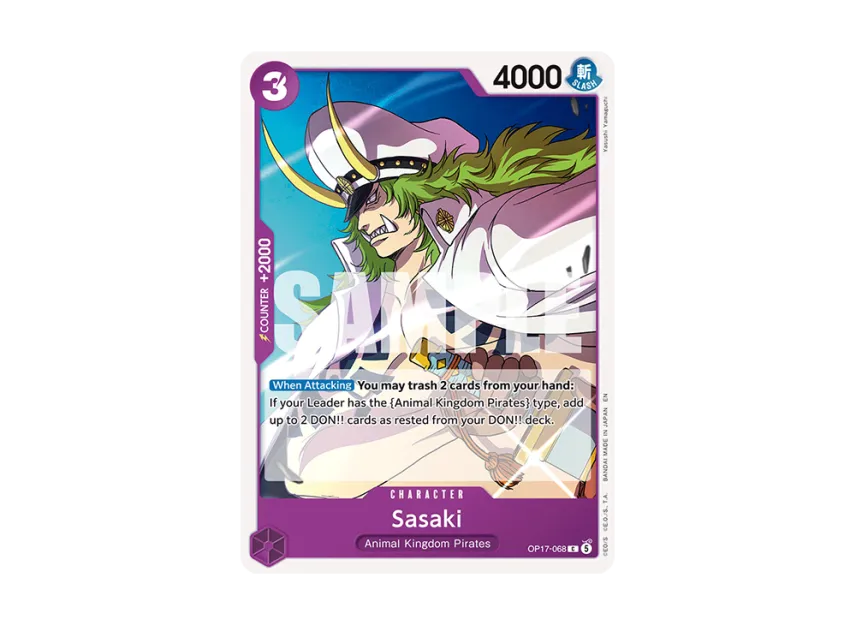 Sasaki C [OP17-068] [EN] (Booster Pack "THE WORLD’S STRONGEST WARRIORS")