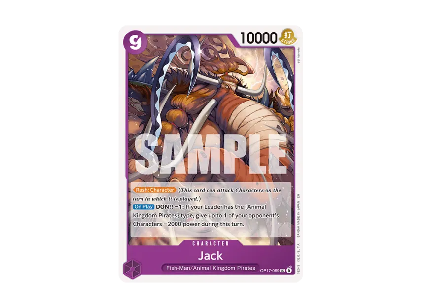 Jack UC [OP17-069] [EN] (Booster Pack "THE WORLD’S STRONGEST WARRIORS")