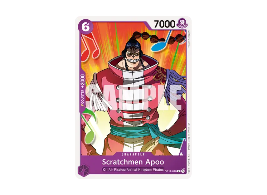 Scratchmen Apoo C [OP17-070] [EN] (Booster Pack "THE WORLD’S STRONGEST WARRIORS")