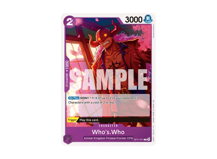 Who's.Who C [OP17-071] [EN] (Booster Pack "THE WORLD’S STRONGEST WARRIORS")