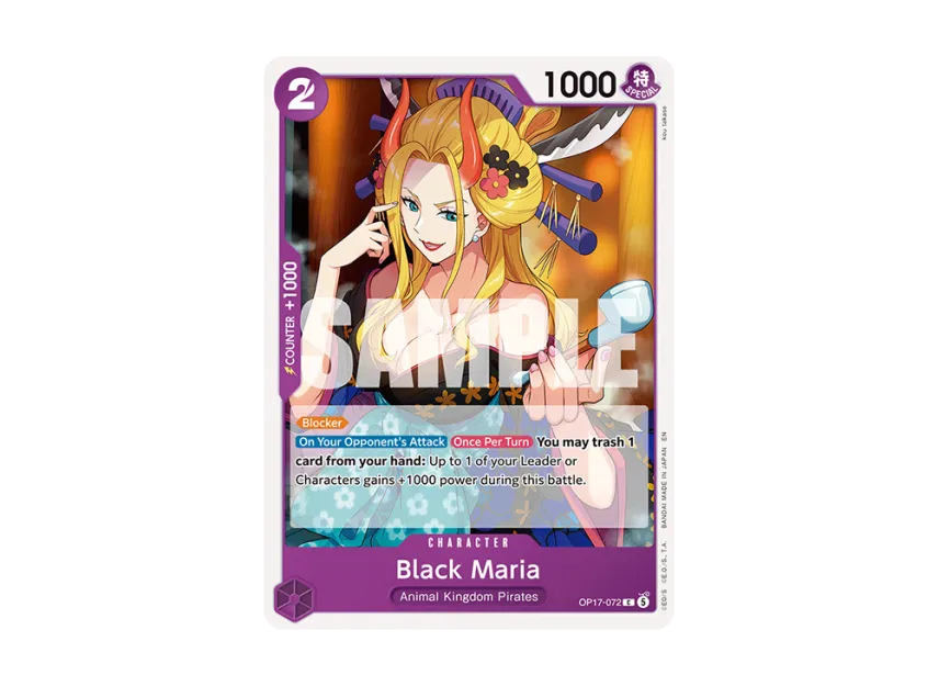 Black Maria C [OP17-072] [EN] (Booster Pack "THE WORLD’S STRONGEST WARRIORS")