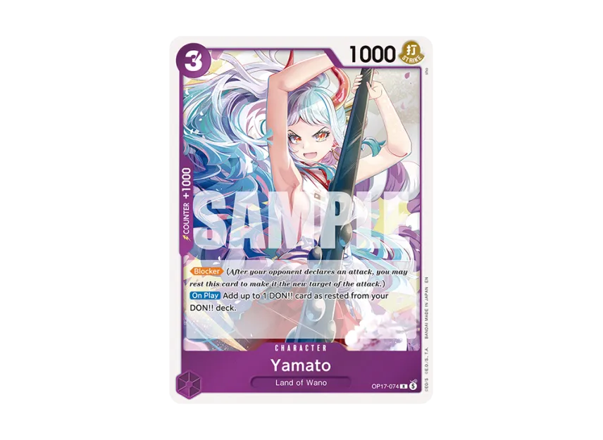 Yamato R [OP17-074] [EN] (Booster Pack "THE WORLD’S STRONGEST WARRIORS")