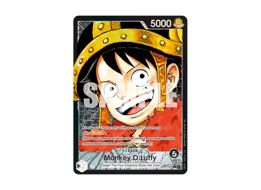 Monkey.D.Luffy L-P [OP17-079] [EN] (Booster Pack "THE WORLD’S STRONGEST WARRIORS")
