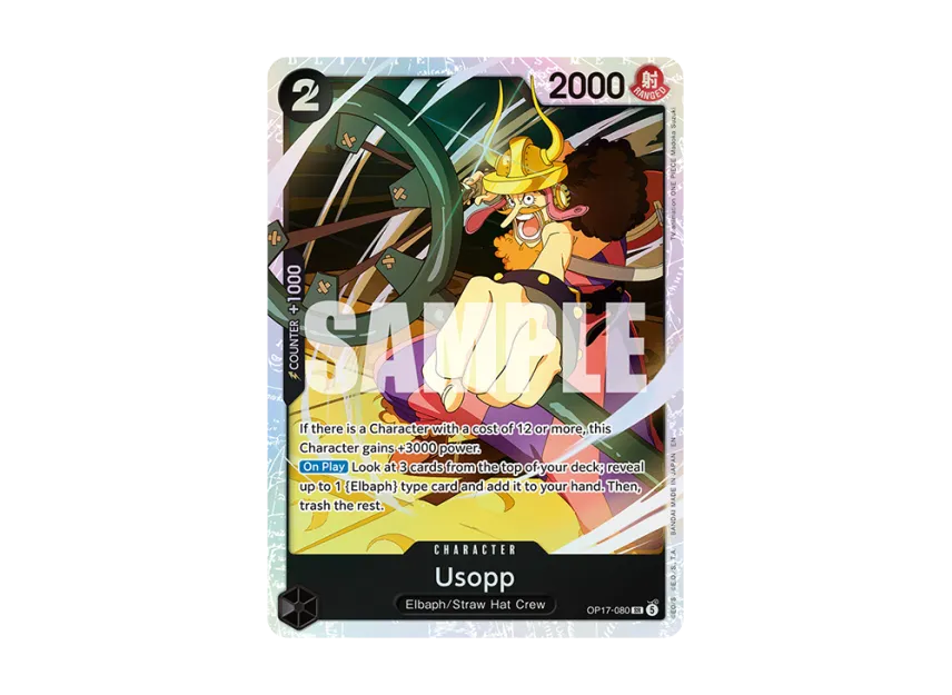 Usopp SR [OP17-080] [EN] (Booster Pack "THE WORLD’S STRONGEST WARRIORS")
