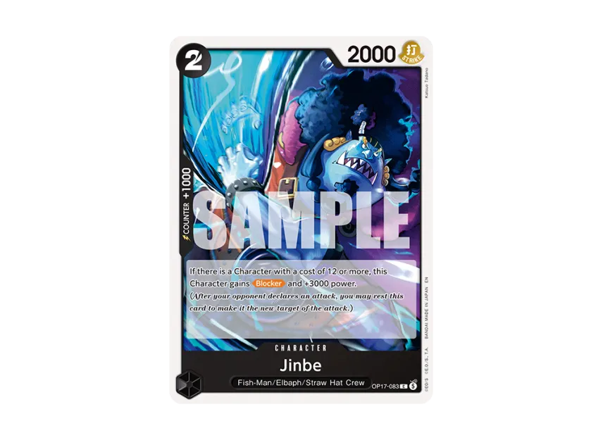 Jinbe C [OP17-083] [EN] (Booster Pack "THE WORLD’S STRONGEST WARRIORS")