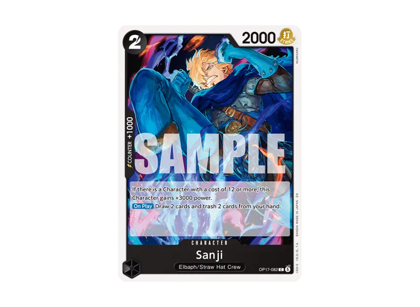 Sanji C [OP17-082] [EN] (Booster Pack "THE WORLD’S STRONGEST WARRIORS")