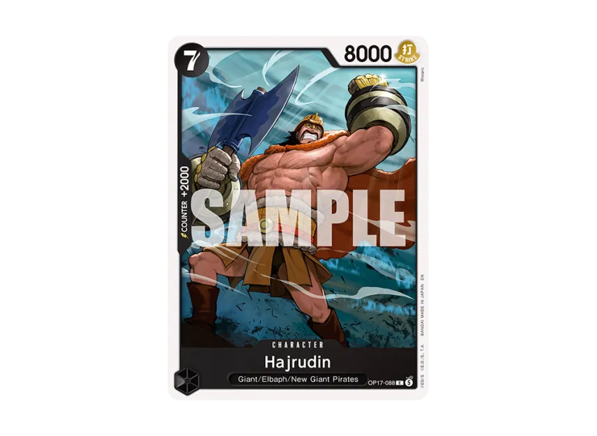 Hajrudin C [OP17-088] [EN] (Booster Pack "THE WORLD’S STRONGEST WARRIORS")