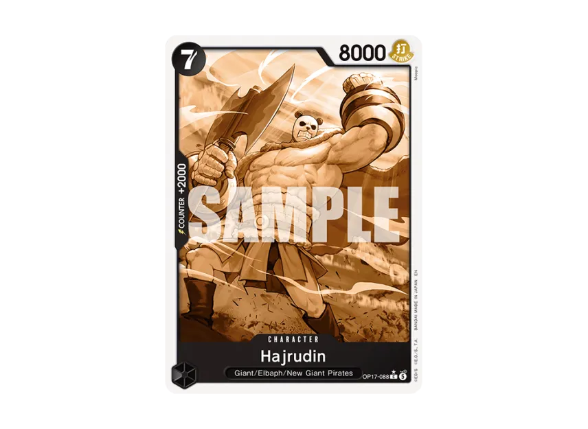 Hajrudin C-P [OP17-088] [EN] (Booster Pack "THE WORLD’S STRONGEST WARRIORS")