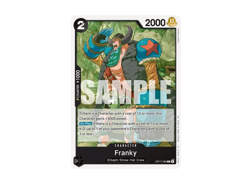 Franky C [OP17-090] [EN] (Booster Pack "THE WORLD’S STRONGEST WARRIORS")