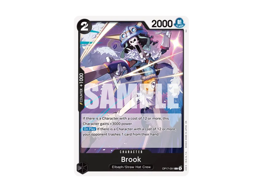 Brook C [OP17-091] [EN] (Booster Pack "THE WORLD’S STRONGEST WARRIORS")