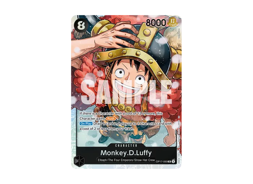 Monkey.D.Luffy SR [OP17-093] [EN] (Booster Pack "THE WORLD’S STRONGEST WARRIORS")