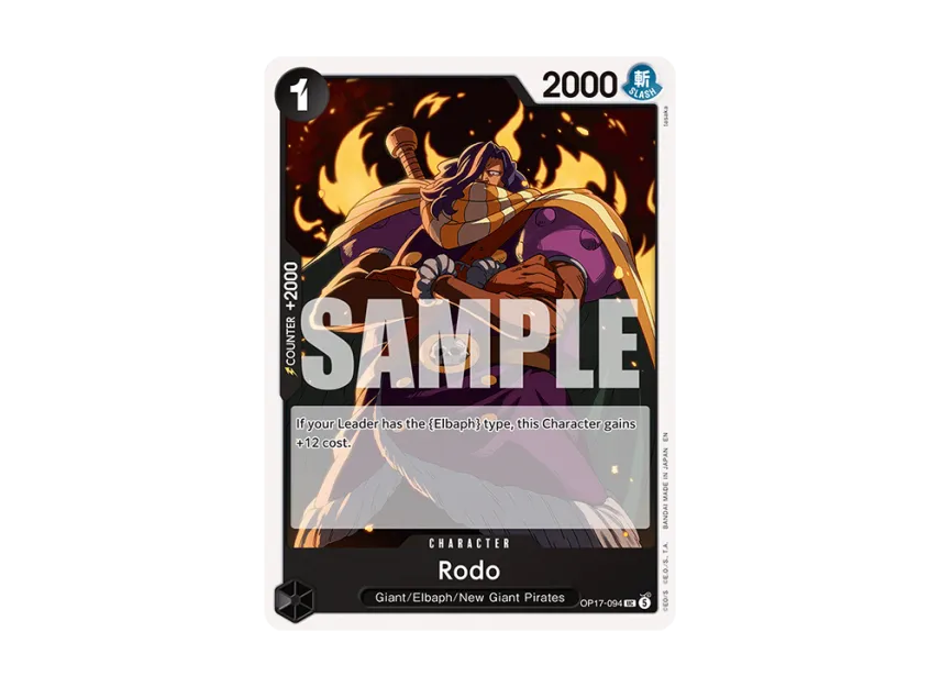 Road UC [OP17-094] [EN] (Booster Pack "THE WORLD’S STRONGEST WARRIORS")
