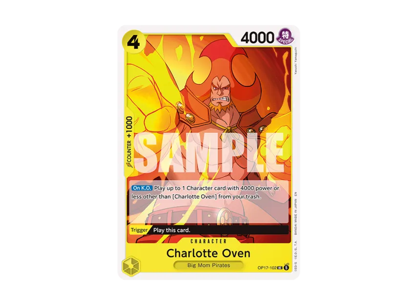 Charlotte Oven UC [OP17-102] [EN] (Booster Pack "THE WORLD’S STRONGEST WARRIORS")