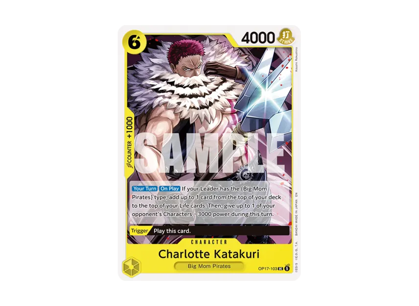 Charlotte Katakuri UC [OP17-103] [EN] (Booster Pack "THE WORLD’S STRONGEST WARRIORS")