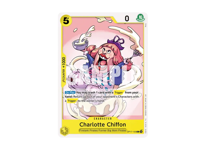 Charlotte Chiffon C [OP17-105] [EN] (Booster Pack "THE WORLD’S STRONGEST WARRIORS")