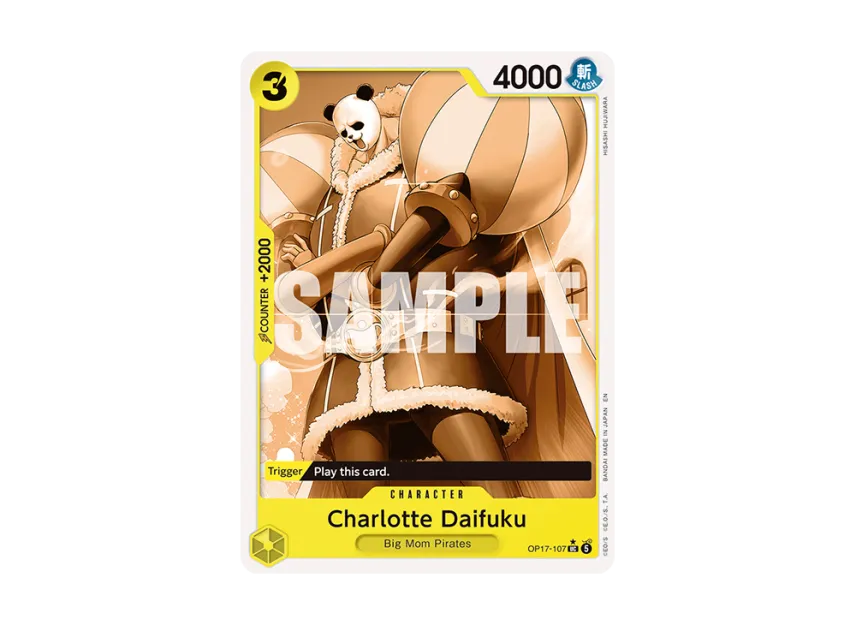 Charlotte Daifuku UC-P [OP17-107] [EN] (Booster Pack "THE WORLD’S STRONGEST WARRIORS")