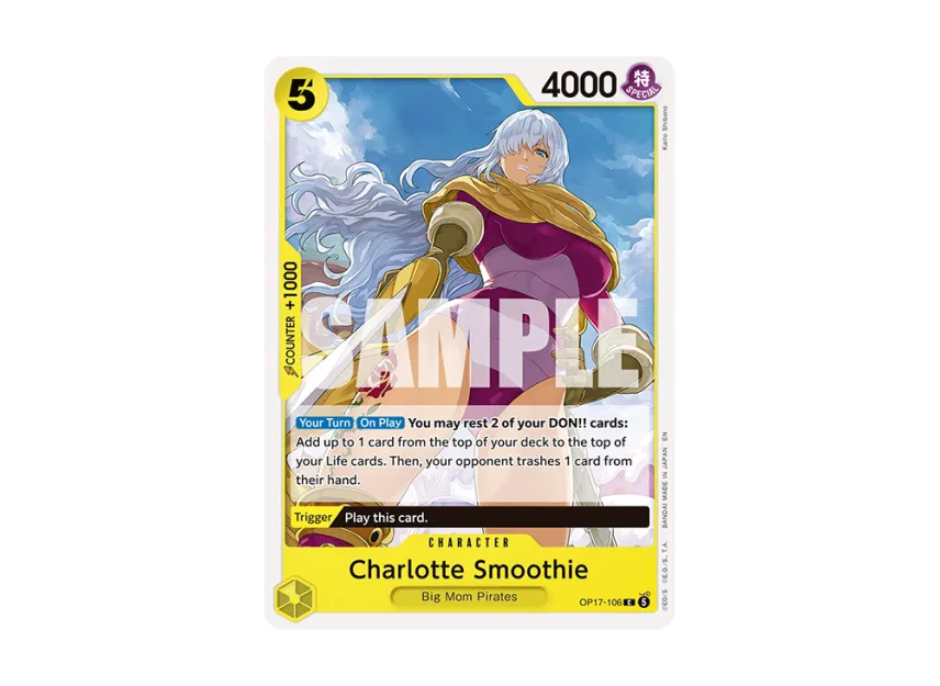 Charlotte Smoothie C [OP17-106] [EN] (Booster Pack "THE WORLD’S STRONGEST WARRIORS")