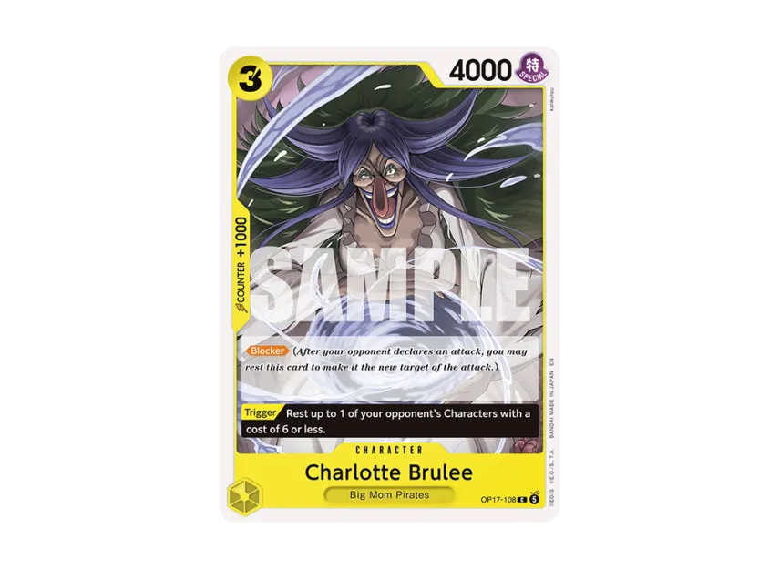 Charlotte Brulee C [OP17-108] [EN] (Booster Pack "THE WORLD’S STRONGEST WARRIORS")