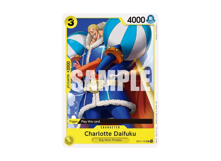 Charlotte Daifuku UC [OP17-107] [EN] (Booster Pack "THE WORLD’S STRONGEST WARRIORS")