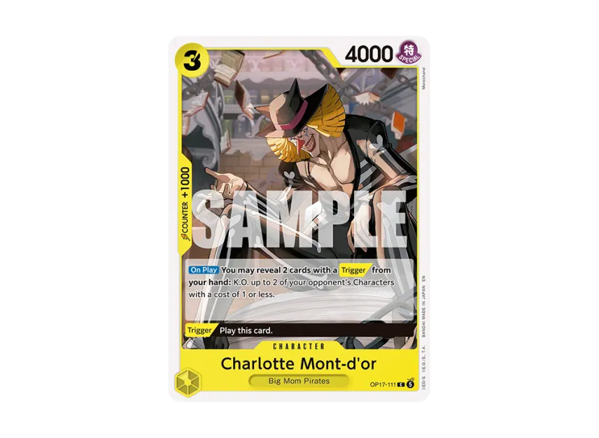 Charlotte Mont-d'or C [OP17-111] [EN] (Booster Pack "THE WORLD’S STRONGEST WARRIORS")