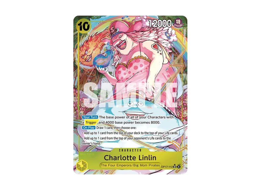 Charlotte Linlin SR-P [OP17-112] [EN] (Booster Pack "THE WORLD’S STRONGEST WARRIORS")