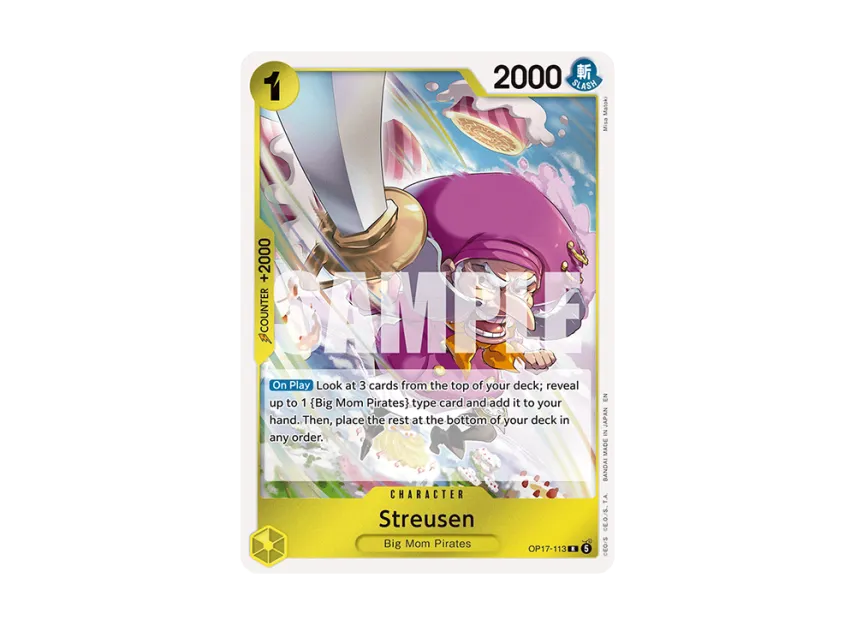 Streusen R [OP17-113] [EN] (Booster Pack "THE WORLD’S STRONGEST WARRIORS")