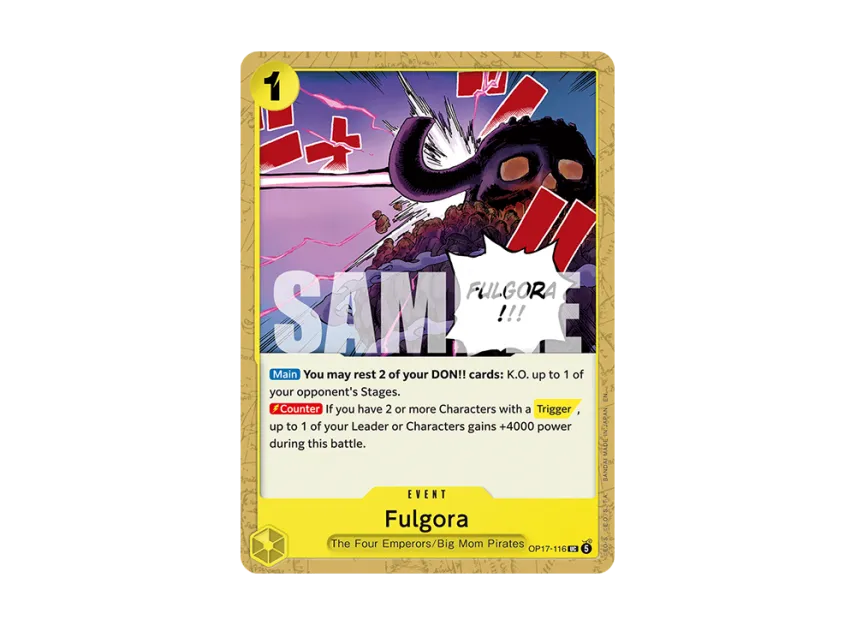 Fulgora UC [OP17-116] [EN] (Booster Pack "THE WORLD’S STRONGEST WARRIORS")