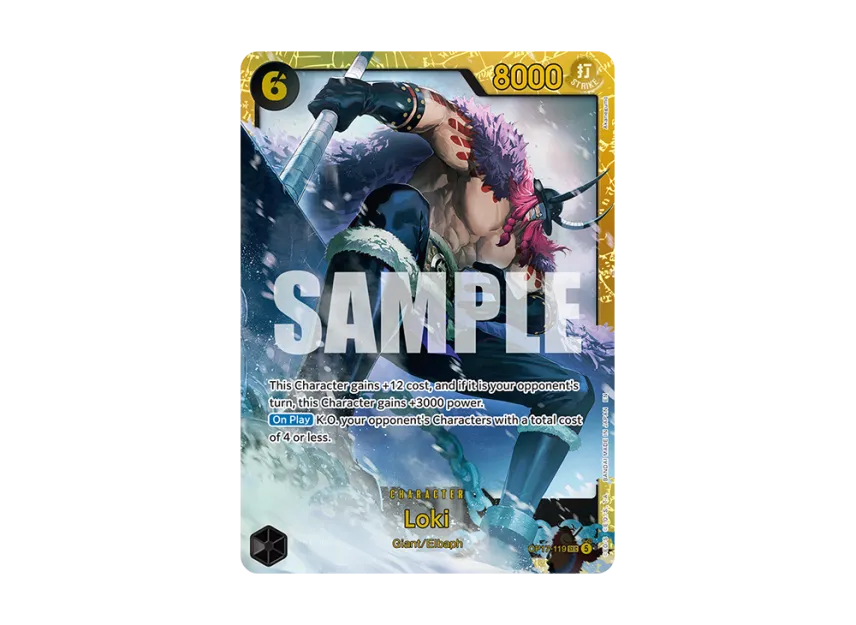 Loki SEC [OP17-119] [EN] (Booster Pack "THE WORLD’S STRONGEST WARRIORS")