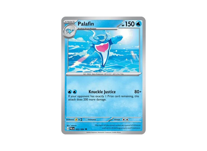 Palafin U [PBL 022/084] [EN] (Mega Evolution "Pitch Black Booster Display Box")